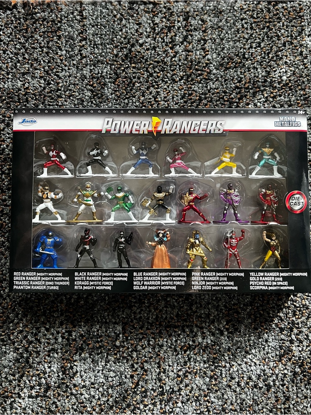 NEW Jada Toys 30771 Power Rangers 20-Pack Nano MetalFigs Mini-Figure- New